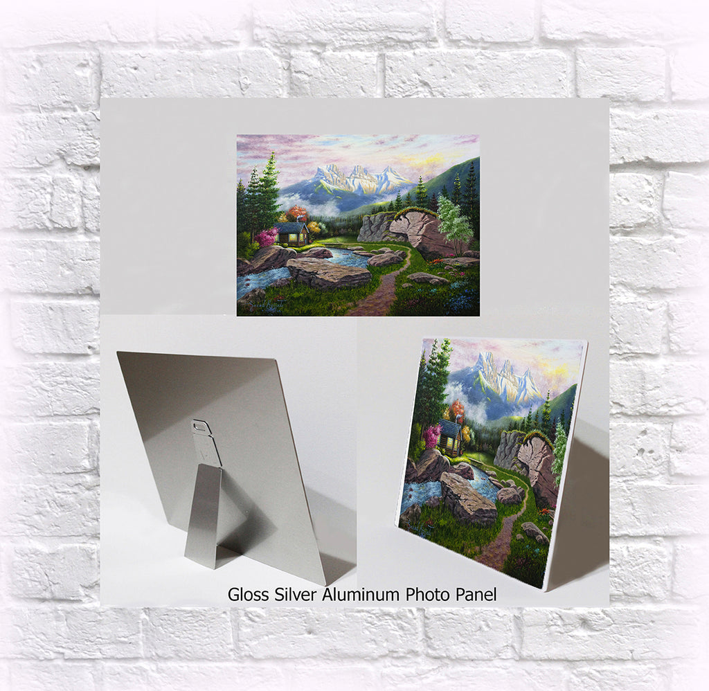 NEW ITEM! 8" X 10" ALUMINUM ART PANEL "Three Sisters"