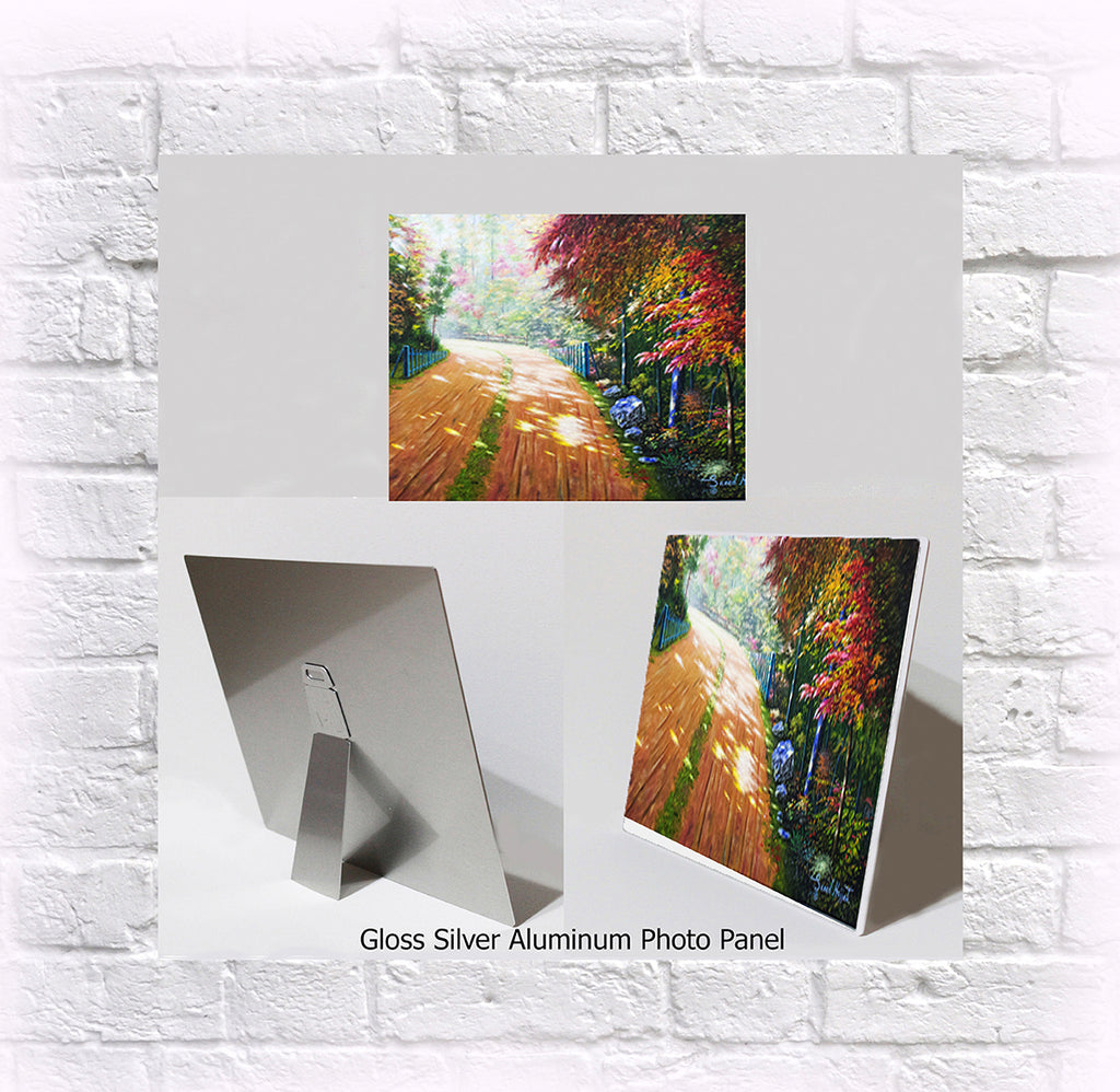 NEW ITEM! 8" X 10" ALUMINUM ART PANEL " Fall Magnificence"
