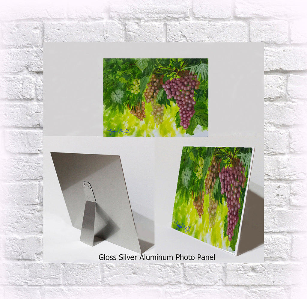 NEW ITEM! 8" X 10" ALUMINUM ART PANEL "On the Vine"