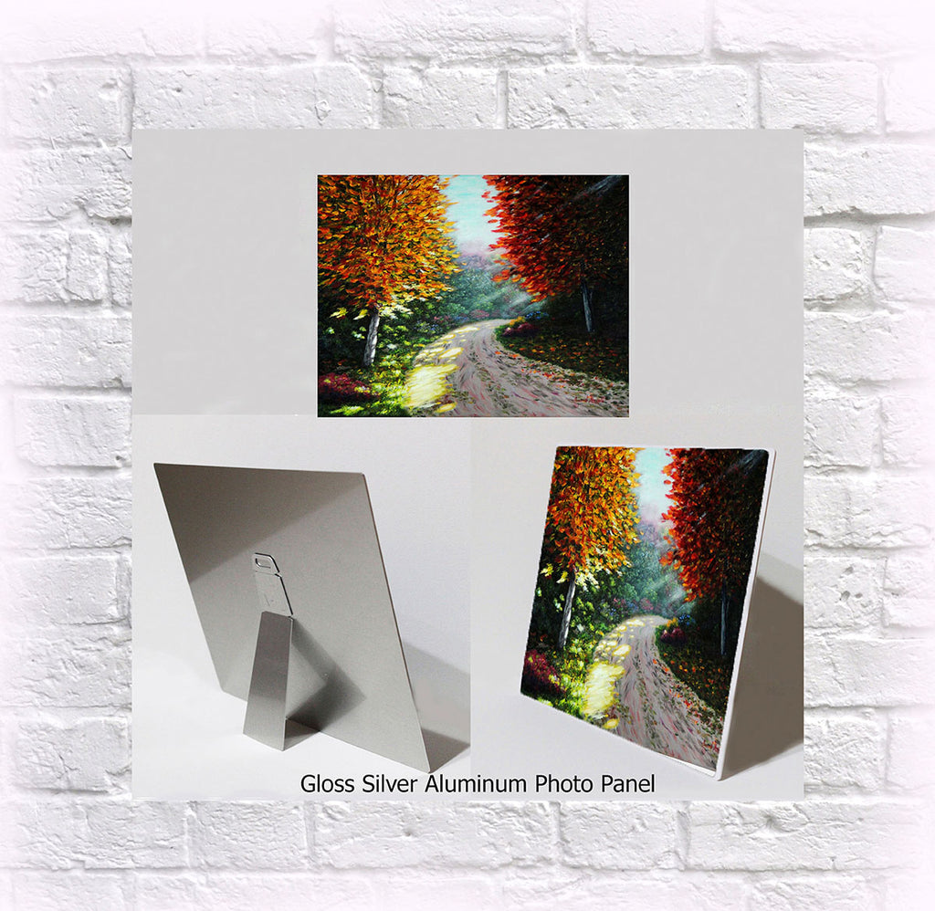 NEW ITEM! 8" X 10" ALUMINUM ART PANEL "Sister of Fall"