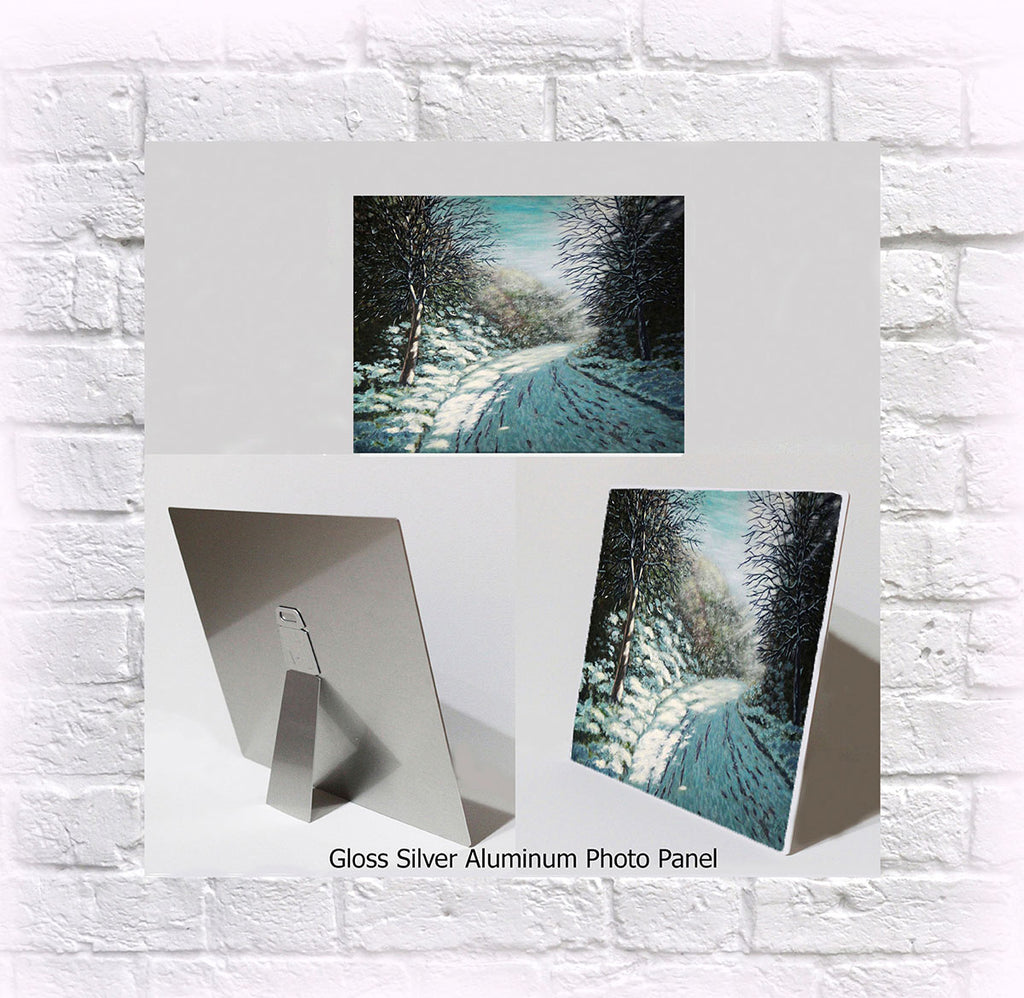 NEW ITEM! 8" X 10" ALUMINUM ART PANEL "Sister of Winter"