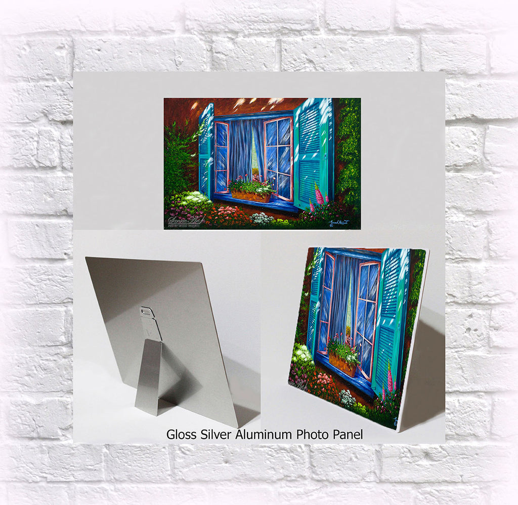 NEW ITEM! 8" X 10" ALUMINUM ART PANEL "A Sneak Peek"