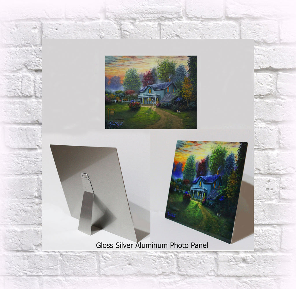 NEW ITEM! 8" X 10" ALUMINUM ART PANEL "Home of Alexander Graham Bell"