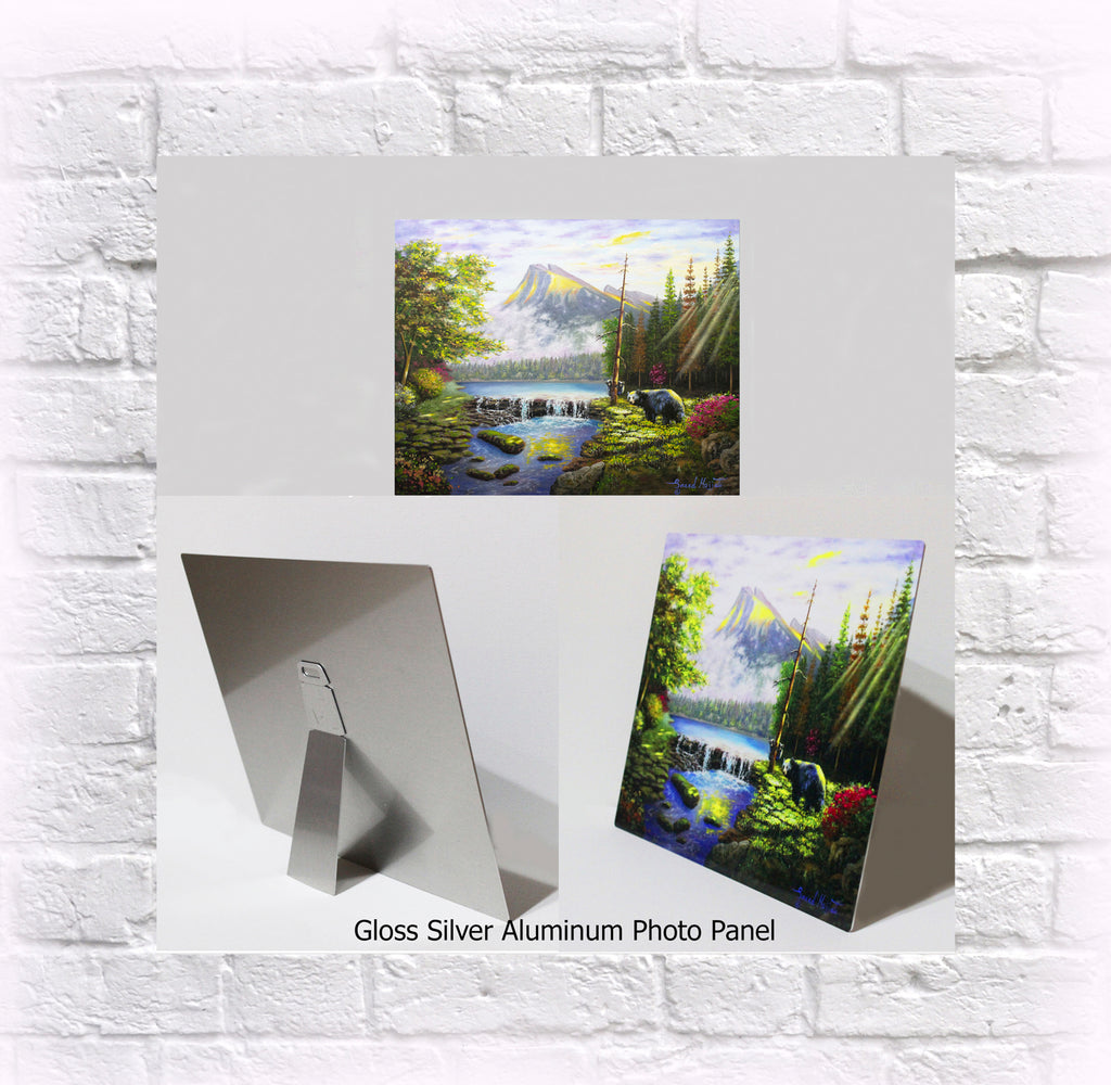 NEW ITEM! 8" X 10" ALUMINUM ART PANEL "Rundle Rendezvous"