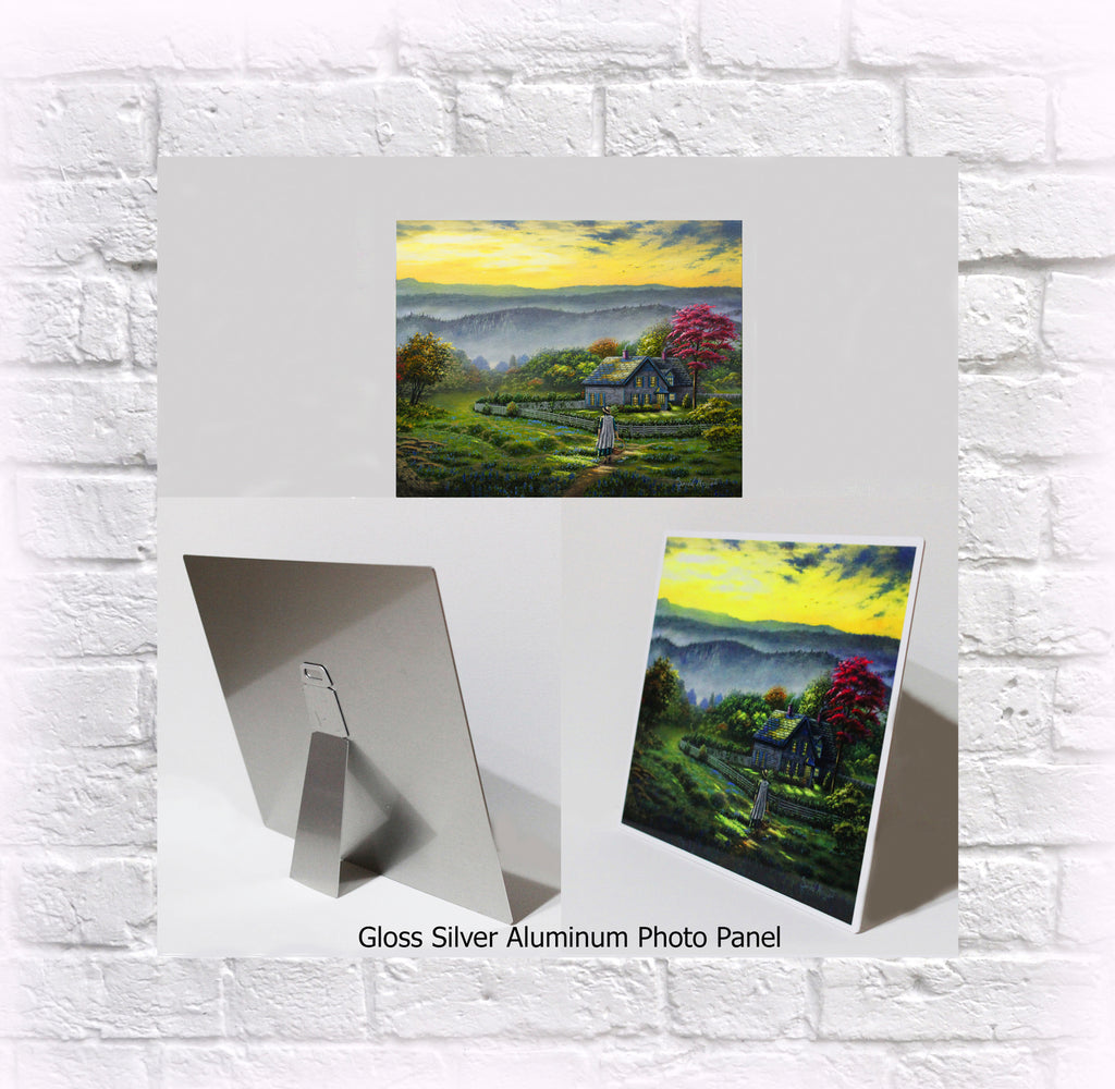 NEW ITEM! 8" X 10" ALUMINUM ART PANEL "Green Gables"