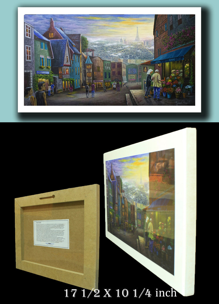 3D Plaquemounts "A View of Paris"