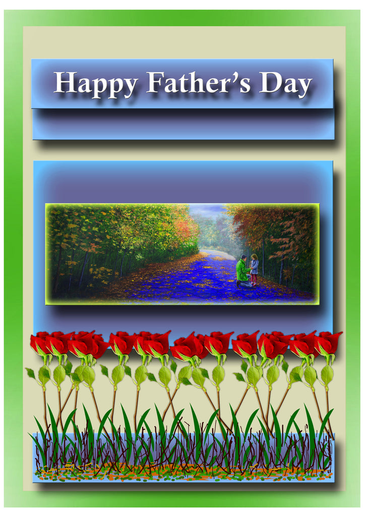 Greeting Card Plaque - Happy Father's Day