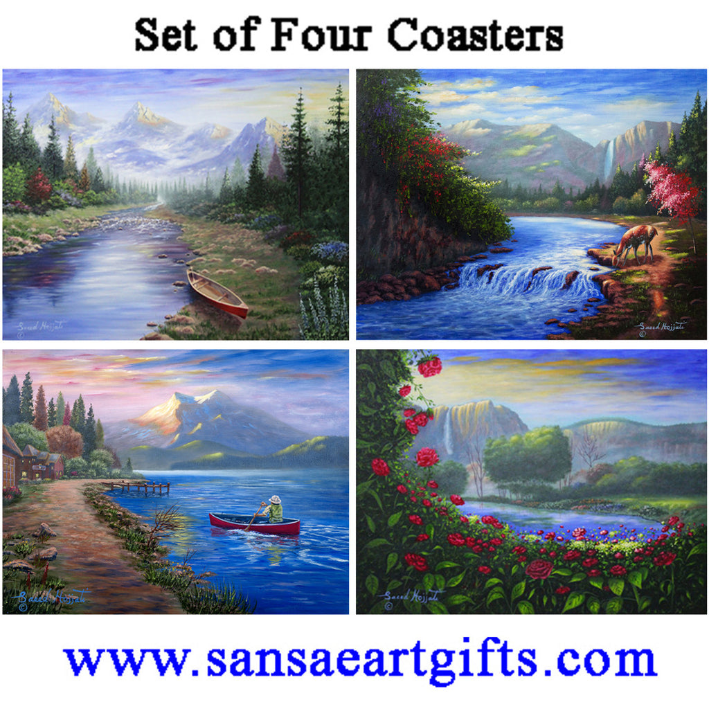 Ceramic Coasters Mixed 3