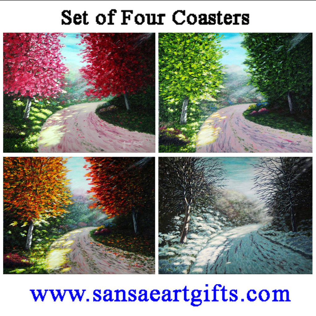 Ceramic Coasters Mixed 5