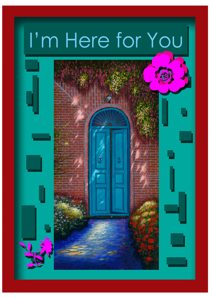 Greeting Card Plaque -I'm Here for You