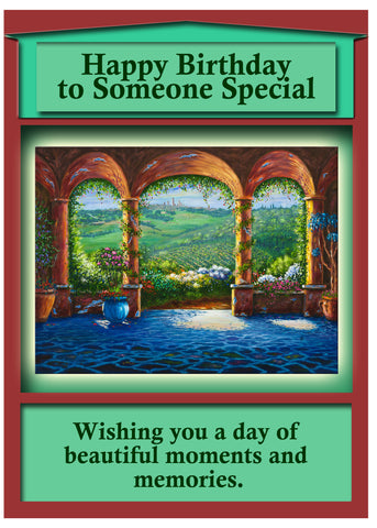 Greeting Card Plaque - Happy Birthday to Someone Special