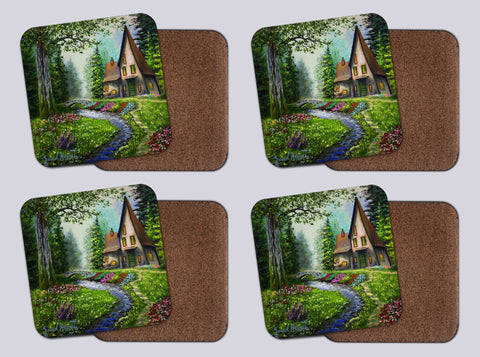 Coasters with Cork #15 "The Fairytale Cottage"