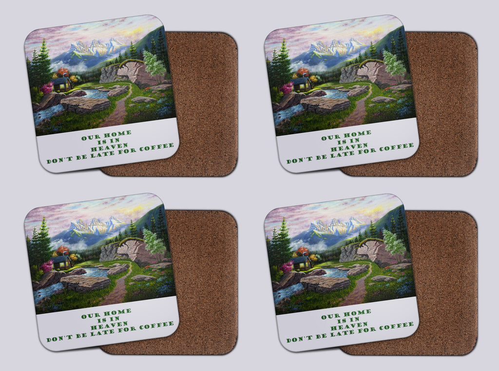 Coasters with Cork # 26 "Three Sisters"