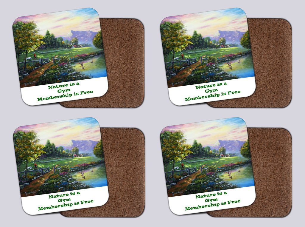 Coasters with Cork # 29 "The Magic of the Morning"