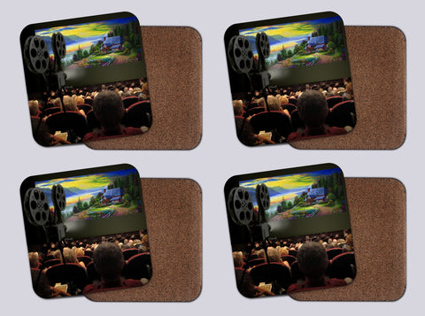 Coasters with Cork #33 "Morning Glory"