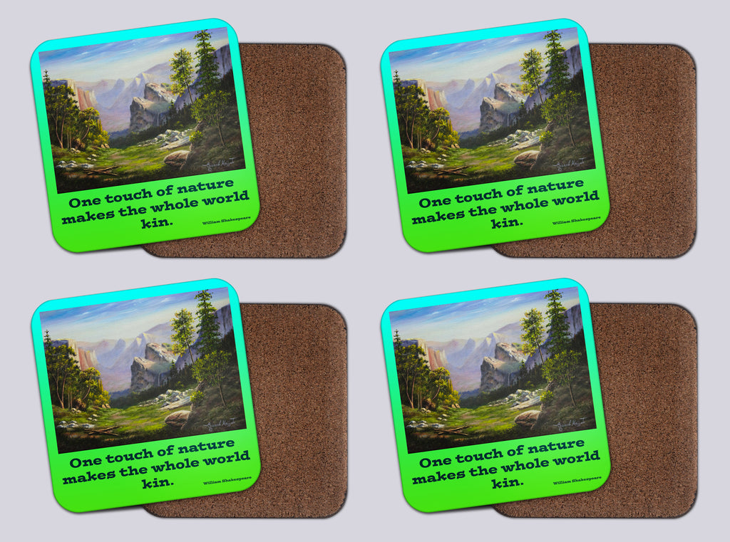 Coasters with Cork #40 "Yosemite Magnificence"