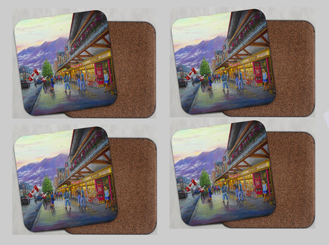 Coasters with Cork #48 "Beauty of Banff"