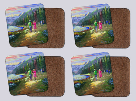 Coasters with Cork # 5 "A Walk to Remember"