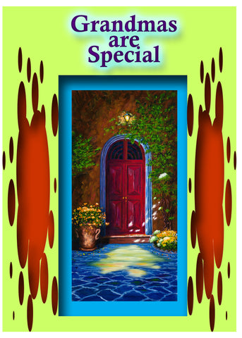 Greeting Card Plaque - Grandmas are Special