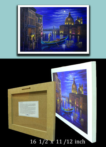 3D Plaquemounts "Evening in Venice"