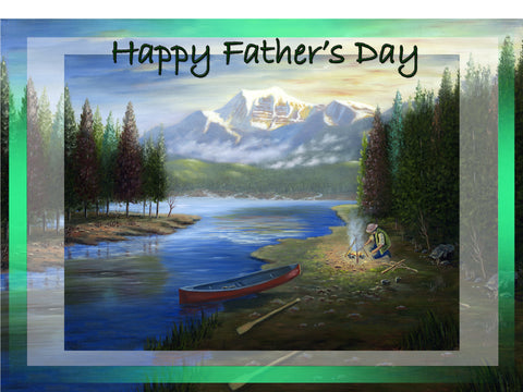 Greeting Card Plaque - Happy Father's Day