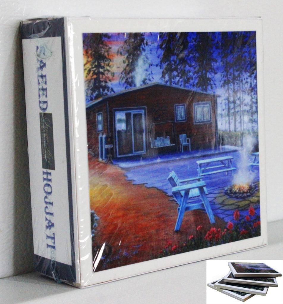 Set of Ceramic Coasters
