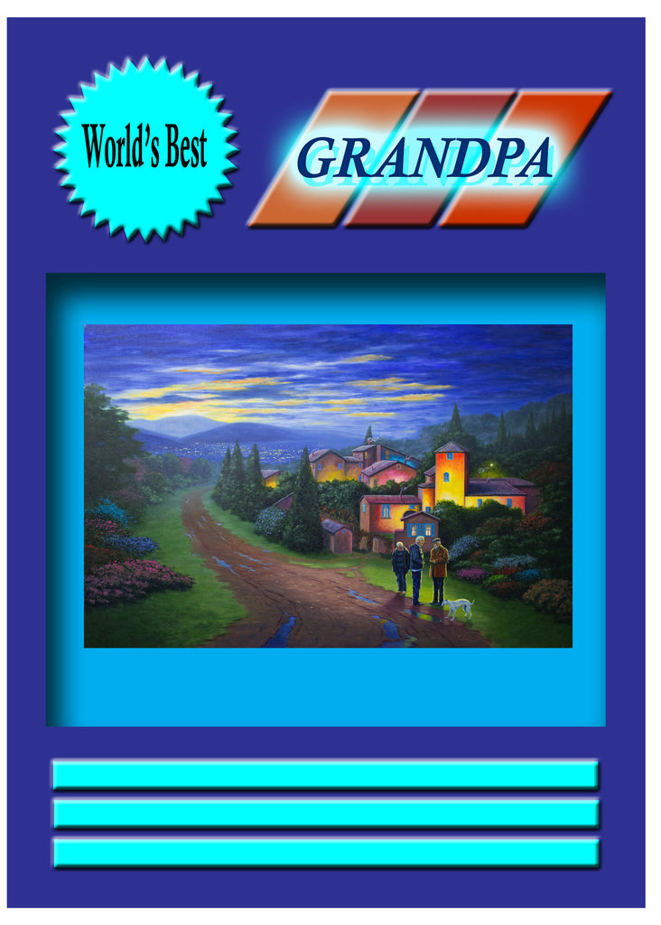 Greeting Card Plaque - World's Best Grandpa