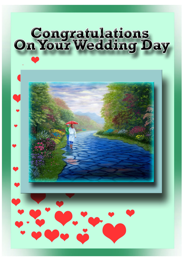 Greeting Card Plaque - Congratulations on Your Wedding